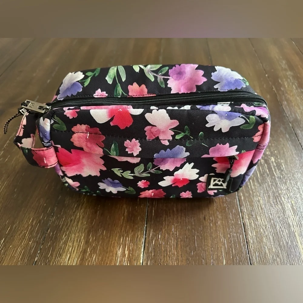Avalanche floral cosmetics bag